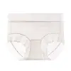 Pantis de malla de encaje para mujer, verano sexy deseo puro, entrepierna de seda de morera, cintura media, alta elasticidad, calzoncillos de seda helada jacquard