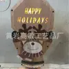 Suministro de Varios Artesanías de Decoración para el Hogar de Madera Regalo Forma de Árbol de Navidad Luz LED Calendario Adorno de Escritorio