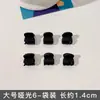 Pinza de Tiburón Color Calabaza Fabricante de Moño Perezoso Accesorios para el Cabello Cola de Caballo Alta Parte Trasera de la Cabeza Pinza Pequeña de Garra para Mujeres