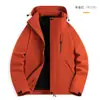 Chaqueta Tres en Uno del Mismo Estilo de Luotuo para Mujer, Dos Piezas Desmontables, Cortavientos e Impermeable, Chaqueta de Montañismo para Pareja