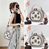 Bolsa de Ombro Feminina Moda Versátil Popular na Internet Nova Bolsa Transversal 2023 Nova Bolsa Redonda Pequena