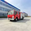 Camión de Bomberos con Tanque de Agua de 3.5 Toneladas Nacional Vi Isuzu, Equipo de Bomberos Camión de Bomberos con Espuma, Herramientas Completas de Bomberos