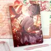 Cuaderno A5 Chica Mágica Sakura Página a Color Completo Cuaderno de Cuero Estudiante Nuevo Diario de Dibujos Animados Anime Ledger de Mano