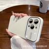 Funda de Silicona Líquida para Apple 18 Promax con Ventana Grande 17 con Película para Lente 13 Funda Suave Anticaídas de Gama Alta