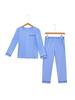 Pijamas para niños, primavera y verano, finos, de manga larga, con aire acondicionado, ropa de casa coreana nueva para hombres y mujeres, tallas medianas y grandes, para niños.