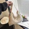 2025 Hueco Estilo Occidental Popular Línea Gruesa Trenzado Verano Nuevo Estilo Casual Estilo Occidental Fresco Dulce Moda Bolso Cruzado de Hombro