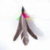 En Stock Varita Atrapador de Gatos Repuesto Cabeza de Pluma Perla Mariposa Pez Pequeño Oruga Accesorios Venta al por Mayor Material de Pluma de Alta Calidad