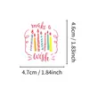 50 Pegatinas de Cumpleaños de Dibujos Animados de Compra Directa Transfronteriza, Pegatinas de Graffiti de Decoración de Fiesta Frescas y Creativas
