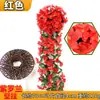 Colgantes de Pared Simulados Violeta al por Mayor, Flores Decorativas para Jardín Exterior, Paisajismo para Balcones Interiores, Flores Artificiales para Bodas
