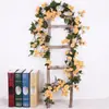 Vime de rosa de simulação para pendurar na parede, videira de flor artificial, 69 rosas, flor de plástico, videira de flor de seda, plantas