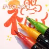 Caneta Marcadora Glitter Bilateral Espessa Caneta Marcadora Glitter Perolado Caneta Glitter para Caderno Pintado de Criança Estudante