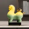 Novo Estilo Chinês, Fique Rico Imediatamente, Decoração de Mesa de Chefe de Escritório, Obtenha Sucesso Imediatamente, Enfeites, Artesanato de Cerâmica Fuma Atacado