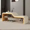 Banqueta Sencilla de Lujo Ligero para Cambiar Zapatos para Recibidor de Casa Banqueta para Cambiar Zapatos Padres e Hijos Taburete Sofá de Armario Taburete Largo Montado en la Pared