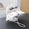 Sombrero Protector Solar para Niños Sombrero de Bebé Sombrero de Pescador de Ala Ancha de Verano para Hombre Malla Solar Sombrero Solar para Bebés para Niños y Niñas