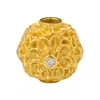 Plata S925 Chapada en Oro Diamante Flor Perla Accesorios DIY Nuevo Chinoiserie Perla de Precisión Versátil Accesorios Pequeños