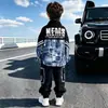 Conjunto de Roupa de Outono para Meninos, Novo Estilo Primavera-Outono 2026, Moderno e na Moda para Crianças Maiores, Estiloso e Descolado para Meninos no Outono