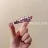 Pinza para el pelo elegante de lujo ligero de estilo coreano nuevo con pedrería, Pinza lateral dulce a la moda