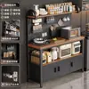 Nuevo Estante de Almacenamiento para Cocina, Tablero Perforado Multifuncional, Banco de Trabajo Montado en la Pared, Horno de Microondas, Estante para Almacenamiento de Ollas, Gabinete Lateral