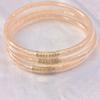 Venta Caliente Pulsera de Piedra de Nacimiento de Silicona de 3 Capas Traje de Cinta Pulsera de Diamante Roto con Lazo para Mujer Venta Directa de Fábrica