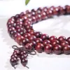 Sándalo Palo de Sangre 0.6/0.8/1.0mm*108 Cuentas Pulsera de Cuentas de Oración Budista para Hombres y Mujeres Pulsera de Cuentas de Oración al por Mayor para Recreación Cultural