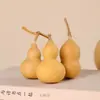 Preço de Liquidação: Artesanato de Cuia Natural com Imperfeições, Peça de Mão de Cuia para Brincar na Ponta dos Dedos, Decoração de Escritório