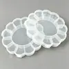Caja de girasol de plástico PP multi-compartimento fija para accesorios de ferretería, equipo de pesca y empaque de joyería, caja transparente en forma de flor de ciruelo