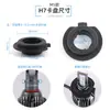 Portatarjetas M5 Luz LED para Coche H7H1 Hebilla Resistente a la Temperatura H11 Faro LED para Coche H4 Portabrocas Negro 9005 con Escala
