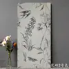 Azulejos florales de patrón vegetal de luz suave 400X800 Pared de fondo de sala de estar Azulejos cerámicos franceses Azulejos de pared para cocina, baño, balcón