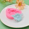 Molde de silicona líquida para hacer fondant, pastel, girasol, flores, hojas, arcilla epoxi, disponible al por mayor
