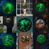 YGTYU511-522 transfronterizo luminoso Halloween acrílico listado Halloween luminoso esqueleto listado decoración