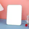 Espejo de Maquillaje Telescópico de Pared, Plegable Portátil de Alta Definición para Escritorio, Estilo Princesa, Espejo de Mano Grande