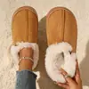 Novas Pantufas de Casa para Mulheres, Pantufas Peludas da Moda de Inverno, Pantufas de Algodão Quentes e Confortáveis para Casais, Transfronteiriças