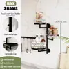 Suporte de parede de 3 camadas em forma de cruz para plantas penduradas suporte de flores para plantas de interior metal preto ferro forjado suporte giratório para plantas