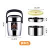 304 aço inoxidável portátil isolado lancheira multi-camada balde de almoço grande capacidade super longo estudante vácuo Bento Office