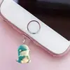 Tapón de polvo para teléfono móvil 2D, colgante acrílico de gatito transfronterizo, colgante de Tipo C enojado, artículo de venta caliente, otros productos africanos
