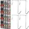 Amazon 40 Celdas No Tejido Grande Colgante de Puerta Diamante Zapatos Botas Armario Almacenamiento Estante de Armario Bolsillo Colgante de Almacenamiento