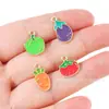 Productos Agrícolas como Caquis, Cacahuates, Verduras y Frutas; Accesorios para Joyería DIY; Colgantes para Llavero Estilo Granja; Hecho a mano