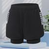 Bañadores Sueltos y de Moda para Hombre, Doble Capa Anti-Vergüenza Estilo Profesional, Traje de Baño de Cinco Puntos de Secado Rápido, Equipo Deportivo para Playa y Natación