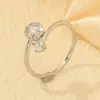 Anel Aberto de Moda DIY Feminino com Diamantes Micro-cravados de Fábrica Personalizado Joia Produto Novo Transfronteiriço Europeu e Americano