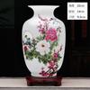 Artesanía Estilo Chino Nuevo Flor Seca Arreglo Floral Decoraciones para el Hogar Jarrón de Cerámica de Jingdezhen Sala de Estar Mueble de TV