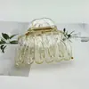 Presilha de Cabelo Fashion Abóbora Garra Retro Grande para Nuca Presilha Shark Grande Tendência Alto Volume High-End para Mulheres