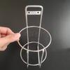 Suporte para Álcool em Gel e Desinfetante Cesta Suspensa de Aço Inoxidável Quadro de Amostragem Cabide Pequeno de Aço Inoxidável
