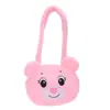 2024 Nueva Bolsa de Hombro Cruzada de Peluche de Dibujos Animados Suave Linda para Niñas Ins Lindo Culomi Doble Mochila para Mujeres