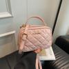 Bolso Casual Simple Estilo Coreano para Mujer 2025 Primavera y Verano Nueva Moda Bolso Cuadrado Pequeño Romboidal Nicho de Gama Alta Bolso Cruzado