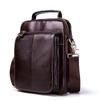 Hummer Paul bolso bandolera de piel de vaca de primera capa para hombre, bolso bandolera vertical para hombre, bolso de hombro de cuero para negocios transfronterizo, venta al por mayor para hombre