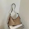 Bolsa Tote de Color Sólido Shuai Mijia para Mujer 2026 Otoño Nuevo Retro Moda Diaria Gran Capacidad Hombro Único Bolsa para Viajar