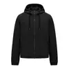 Chaqueta softshell a prueba de viento, mismo estilo que la chaqueta a prueba de viento, nueva chaqueta deportiva casual corta con capucha a prueba de viento e impermeable Otoño/Invierno
