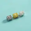 Prata Esterlina S925 Banhada a Ouro Contas Espaçadoras de Diamante Inlaid de Precisão Contas Pequenas Florzinhas de Zircônia Pulseira de Cristal Acessórios DIY