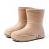 Japón y Corea del Sur Botas de Lluvia Transfronterizas para Mujer Lindas Botas de Agua de Caña Media Zapatos de Goma para Estudiante Botas de Agua Antideslizantes Botas de Lluvia Impermeables Biseladas Impermeables
