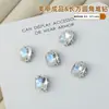 Video de Uñas Artísticas Color Moonlight Ultra Brillante de Moda Producto Terminado con Diamantes Apilados de Cristal y Perlas Decoración Popular de Diamantes Irregulares en Forma de Corazón, Rectangulares y de Ángulo Recto